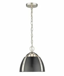 Golden Lighting Aldrich Small Pendant  - Closeout American Farmhouse