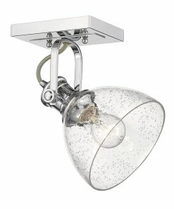 Golden Lighting Hines 1 Light Semi-Flush