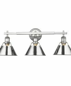 Golden Lighting Orwell 3 Light Bath Vanity American Farmhouse