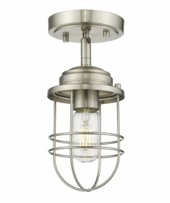 Discount ๐ Golden Lighting Seaport Semi-Flush ๐ 17 Golden Lighting Seaport Semi-Flush