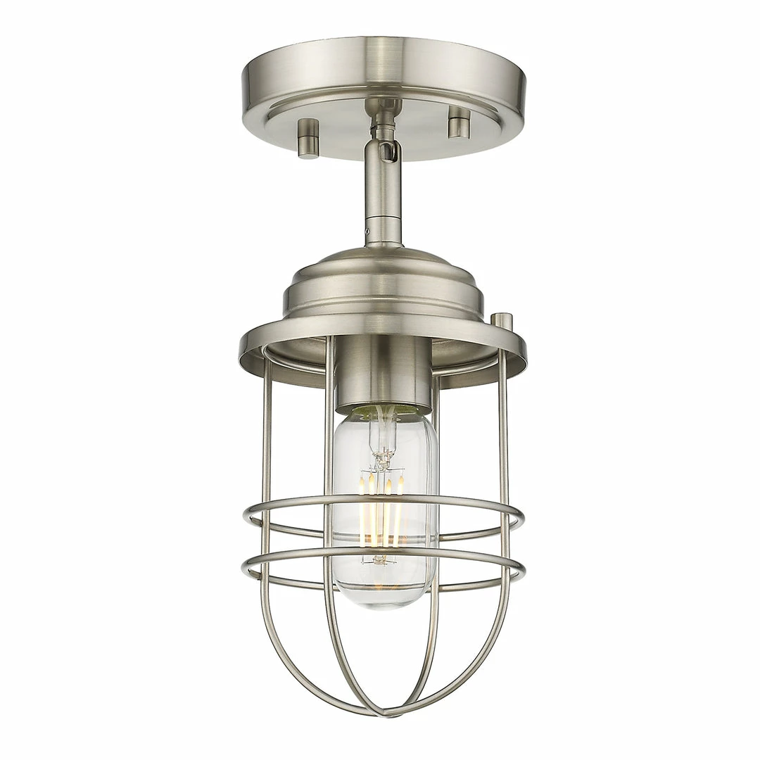 Discount ๐ Golden Lighting Seaport Semi-Flush ๐ 9 Golden Lighting Seaport Semi-Flush