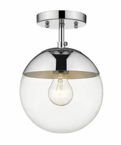 Golden Lighting American Farmhouse Dixon Semi-Flush - Closeout