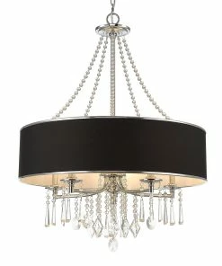 Golden Lighting American Farmhouse Echelon 5 Light Chandelier