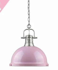 Golden Lighting Duncan 1 Light Pendant With Chain - Closeout