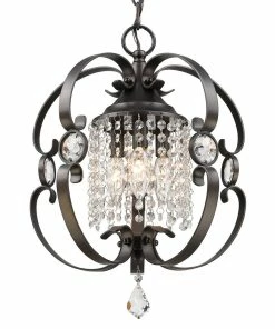 Golden Lighting American Farmhouse Ella Mini Chandelier