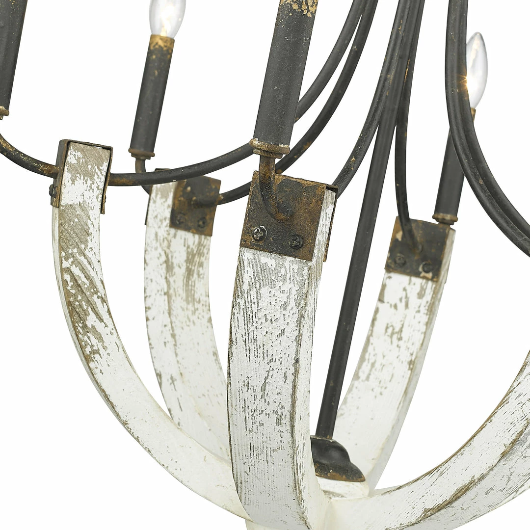 Top 10 ๐ Golden Lighting Elwood 6 Light Chandelier American Farmhouse โ๏ธ 6 Golden Lighting Elwood 6 Light Chandelier American Farmhouse