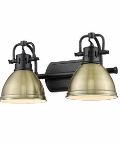 New ✨ Golden Lighting Duncan 2 Light Bath Vanity 👍 152 Golden Lighting Duncan 2 Light Bath Vanity