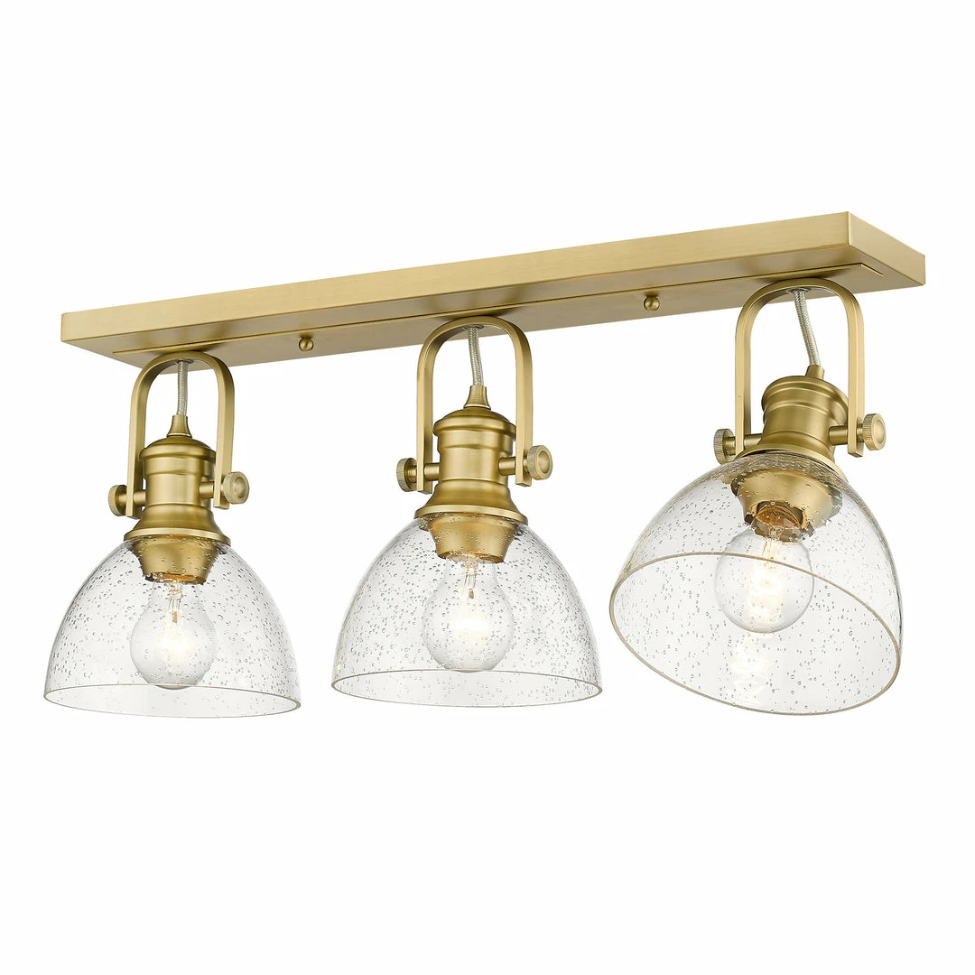 Wholesale ๐ Golden Lighting American Farmhouse Hines 3 Light Semi-Flush โ๏ธ 4 Golden Lighting American Farmhouse Hines 3 Light Semi-Flush