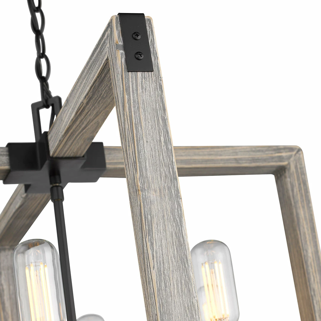 Deals ✨ Golden Lighting American Farmhouse Lowell 6 Light Chandelier 🎉 6 Golden Lighting American Farmhouse Lowell 6 Light Chandelier