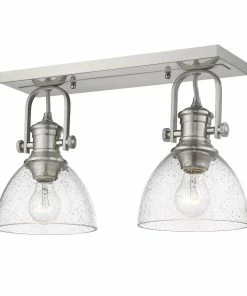 Wholesale ❤️ Golden Lighting Hines 2 Light Semi-Flush American Farmhouse 😉 37 Golden Lighting Hines 2 Light Semi-Flush American Farmhouse