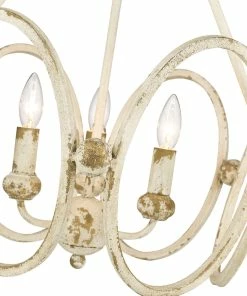 Golden Lighting Sabrina 3 Light Pendant American Farmhouse