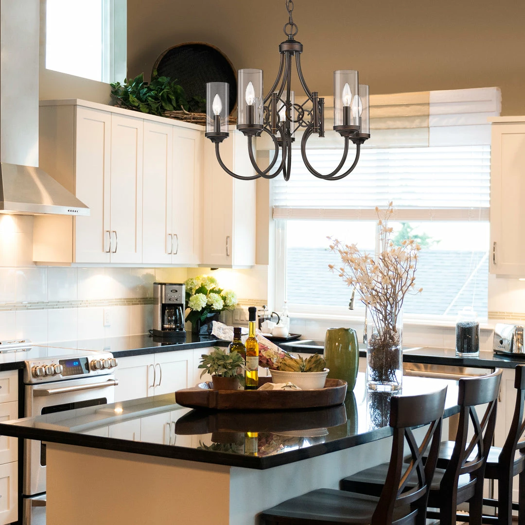 Best Pirce โจ Golden Lighting Quincy 5 Light Chandelier American Farmhouse ๐ 7 Golden Lighting Quincy 5 Light Chandelier American Farmhouse