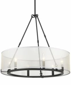 Golden Lighting Alyssa 6 Light Chandelier - Includes Extension Rod Kit