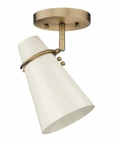 Golden Lighting Reeva 1 Light Semi-Flush