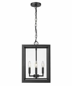 Golden Lighting Tribeca 4 Light Pendant - Outdoor American Farmhouse