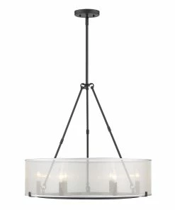 Golden Lighting Alyssa 6 Light Chandelier - Includes Extension Rod Kit