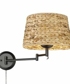 Golden Lighting American Farmhouse Eleanor 1 Light Articulating Wall Sconce