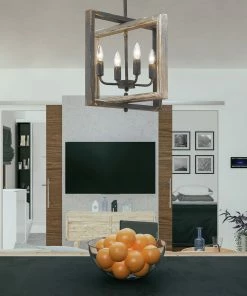 Golden Lighting Harvey 4 Light Pendant