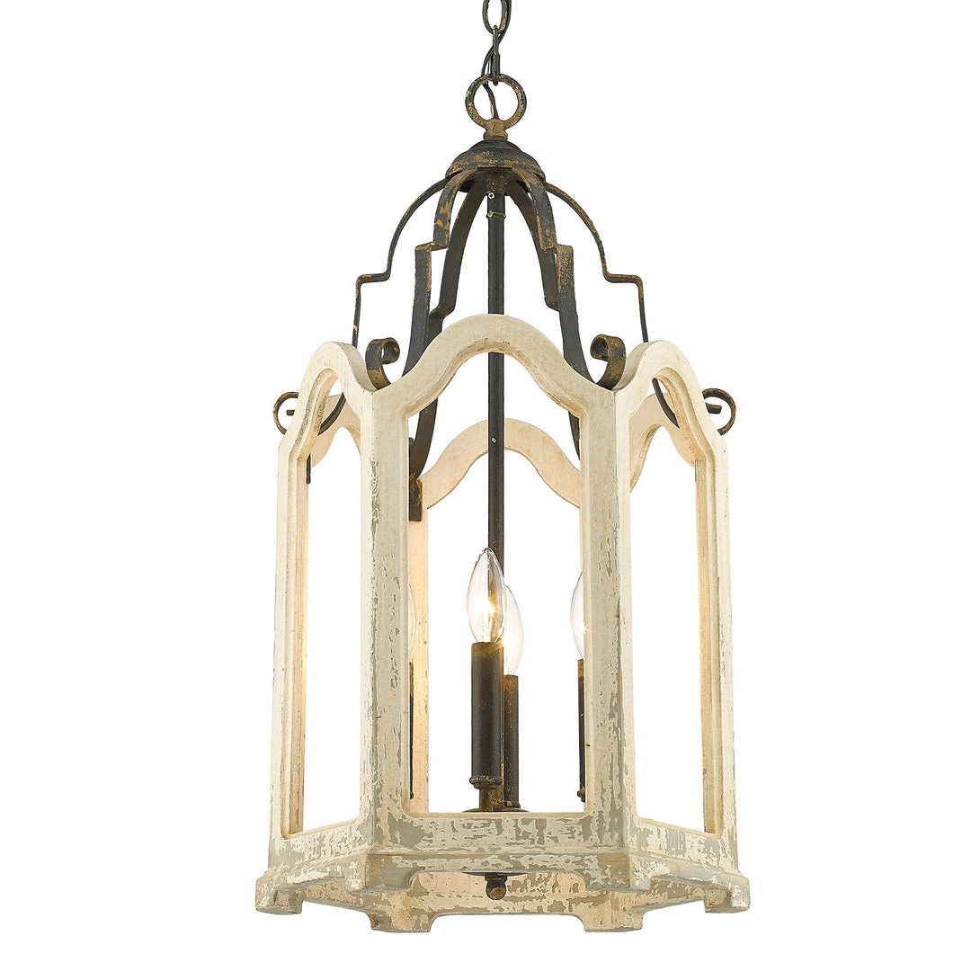 Cheap 🔥 Golden Lighting Octavia 4 Light Pendant American Farmhouse ❤️ 5 Golden Lighting Octavia 4 Light Pendant American Farmhouse