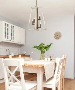 Golden Lighting Pilar 4 Light Pendant American Farmhouse