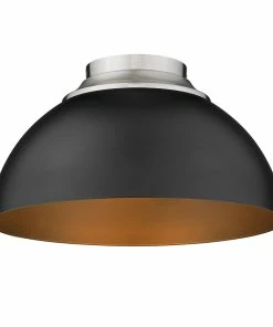 Golden Lighting Zoey Flush Mount American Farmhouse