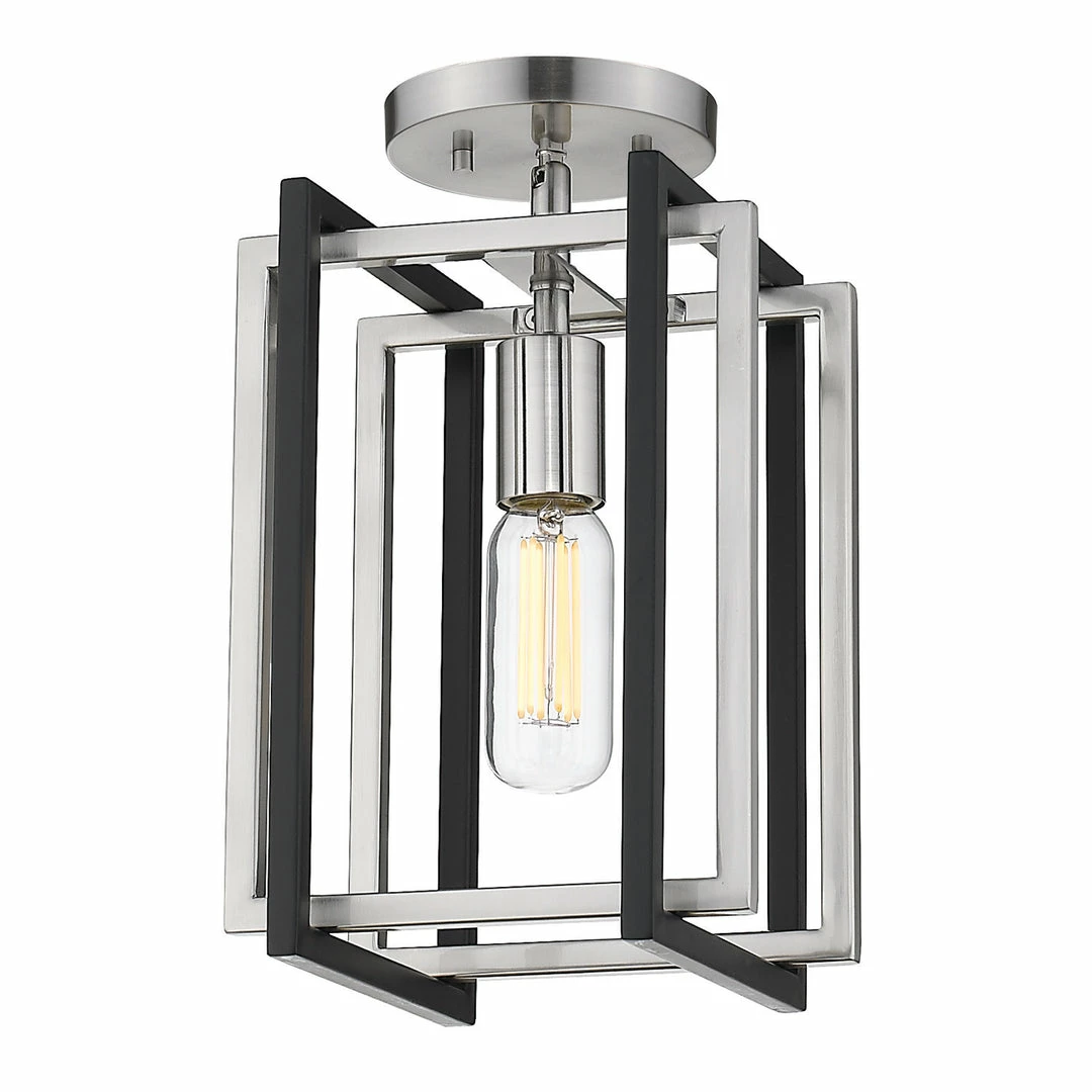 New ๐ Golden Lighting Tribeca Semi-Flush - Damp - Closeout American Farmhouse ๐ 6 Golden Lighting Tribeca Semi-Flush - Damp - Closeout American Farmhouse