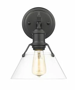 Golden Lighting Orwell 1 Light Bath Vanity American Farmhouse