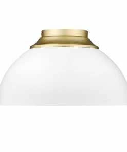 Golden Lighting Zoey Flush Mount American Farmhouse