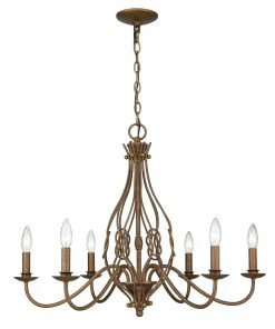 Golden Lighting Antoinette 6 Light Chandelier