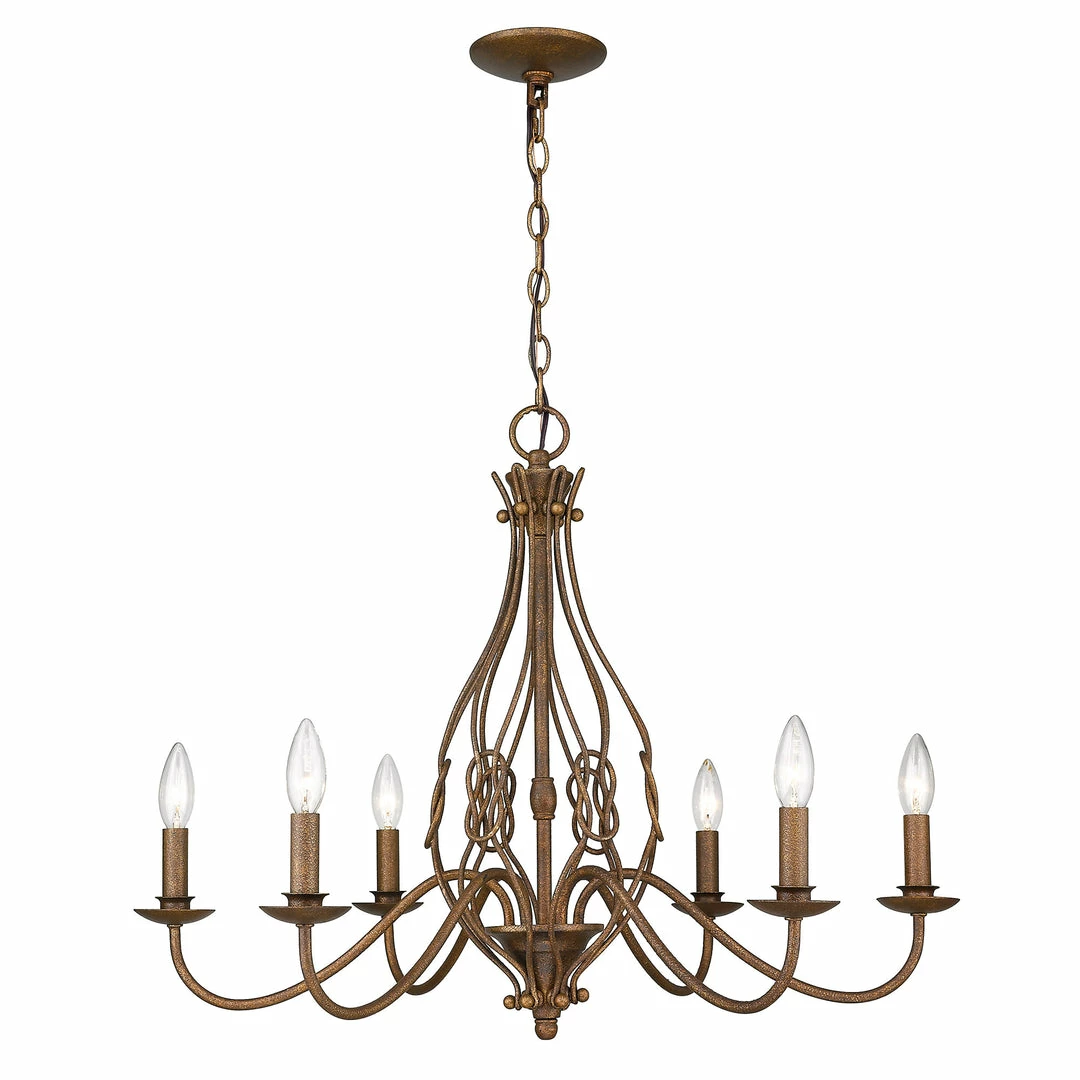Brand new ๐ Golden Lighting Antoinette 6 Light Chandelier ๐ฅฐ 4 Golden Lighting Antoinette 6 Light Chandelier