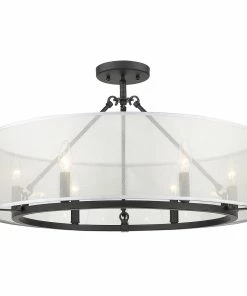 Golden Lighting Transitional Looks Alyssa 6 Light Chandelier - Short Rod Only