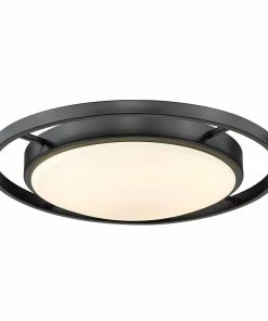 Golden Lighting Astra Flush Mount American Farmhouse