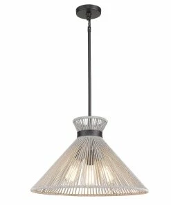 Golden Lighting Avon 3 Light Pendant American Farmhouse