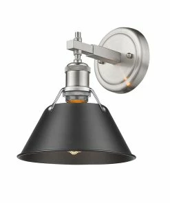 Golden Lighting Orwell 1 Light Bath Vanity American Farmhouse