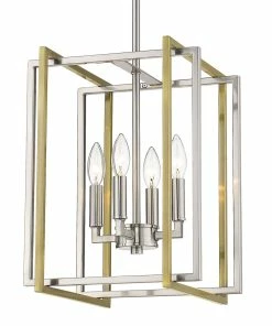Golden Lighting Tribeca 4 Light Chandelier - Closeout