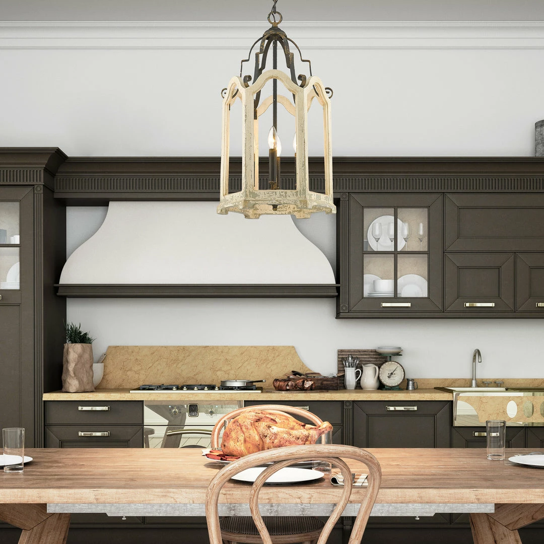 Cheap 🔥 Golden Lighting Octavia 4 Light Pendant American Farmhouse ❤️ 7 Golden Lighting Octavia 4 Light Pendant American Farmhouse