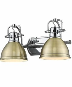 New ✨ Golden Lighting Duncan 2 Light Bath Vanity 👍 185 Golden Lighting Duncan 2 Light Bath Vanity