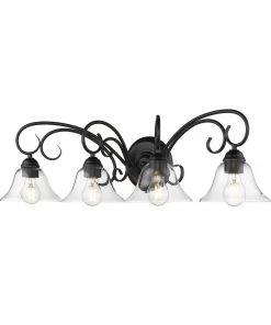 Cheap ๐ Golden Lighting Homestead 4 Light Bath Vanity ๐งจ 11 Golden Lighting Homestead 4 Light Bath Vanity