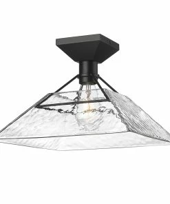 Golden Lighting Kepler Semi-Flush American Farmhouse