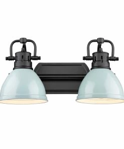New ✨ Golden Lighting Duncan 2 Light Bath Vanity 👍 177 Golden Lighting Duncan 2 Light Bath Vanity
