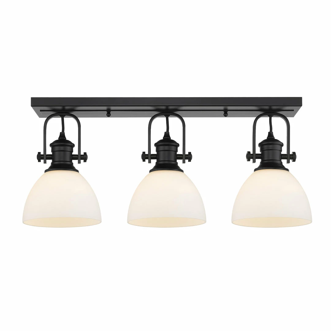Wholesale ๐ Golden Lighting American Farmhouse Hines 3 Light Semi-Flush โ๏ธ 5 Golden Lighting American Farmhouse Hines 3 Light Semi-Flush