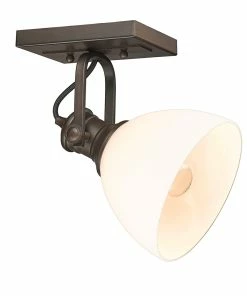 Golden Lighting Hines 1 Light Semi-Flush