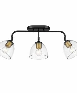 Golden Lighting Roxie 3 Light Semi-Flush