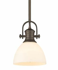 Golden Lighting American Farmhouse Hines Mini Pendant