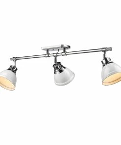 Golden Lighting Duncan Semi-Flush - Track Light - Closeout American Farmhouse