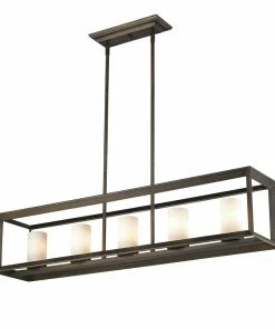 Discount 😉 Golden Lighting Smyth 5 Light Linear Pendant American Farmhouse ⌛ 37 Golden Lighting Smyth 5 Light Linear Pendant American Farmhouse