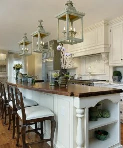 Golden Lighting American Farmhouse Finley 4 Light Pendant