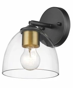 Golden Lighting Roxie Semi-Flush American Farmhouse