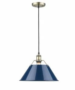 Best Pirce ๐ Golden Lighting Orwell Large Pendant - 14" - Closeout ๐ 16 Golden Lighting Orwell Large Pendant - 14