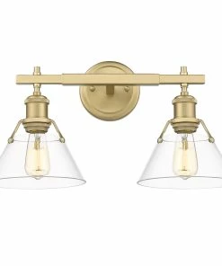 Golden Lighting American Farmhouse Orwell 2 Light Bath Vanity